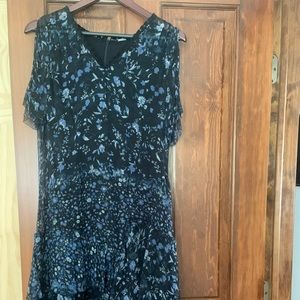 ElieTahari - Size 12 blue dress. Soft and flowy. Great for summer!